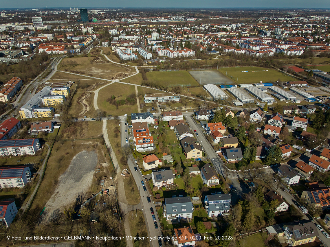 20.02.2023 -  der verschwundene Hachinger Bach in Neuperlach und Berg am Laim